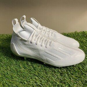 Adidas Adizero Primeknit Triple White Silver Football Cleats Mens GX5420 NEW